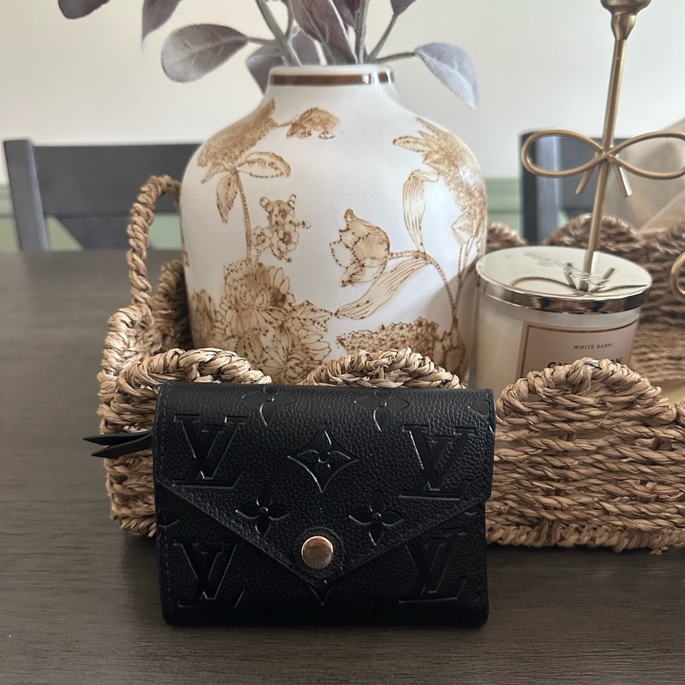 Black Embossed Wallet